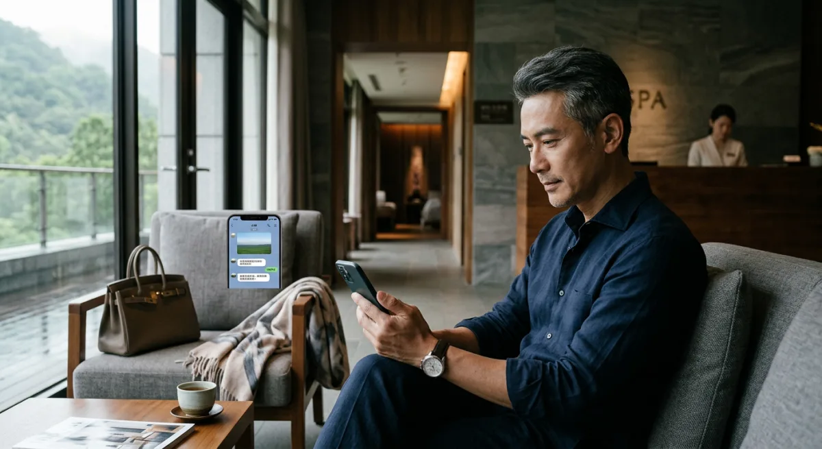 包養互動中代聊與中介現象的示意圖片